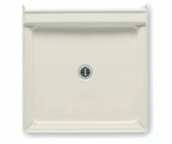 3636APANB 36 X 36 Acrylic Alcove Center Drain Shower Base In White -Bathroom Supplies Sales 2024 aquatic ac003002 bi
