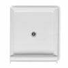 3642APAN 36 X 42 Acrylic Alcove Center Drain Shower Base In White -Bathroom Supplies Sales 2024 aquatic ac003004 wh