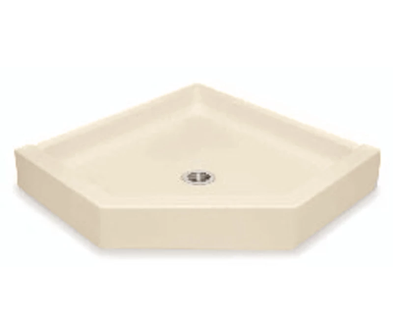3838NEO 38 X 38 AcrylX Corner Center Drain Shower Base In White 17 3838NEO 38 X 38 AcrylX Corner Center Drain Shower Base In White - Image 15