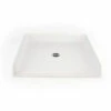 F3636DPAN 36 X 36 AcrylX Alcove Center Drain Shower Base In White 2 F3636DPAN 36 X 36 AcrylX Alcove Center Drain Shower Base In White -Bathroom Supplies Sales 2024 aquatic ac003025 wh