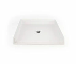 F3636DPAN 36 X 36 AcrylX Alcove Center Drain Shower Base In White