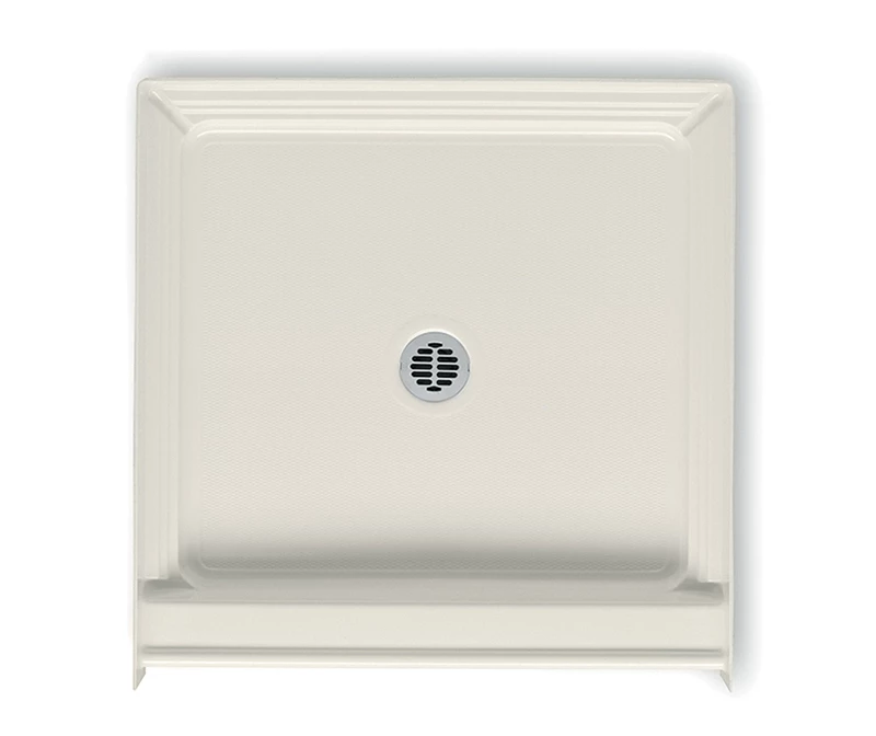 W3636APANB 36 X 36 Acrylic Alcove Center Drain Shower Base In White 5 W3636APANB 36 X 36 Acrylic Alcove Center Drain Shower Base In White - Image 3
