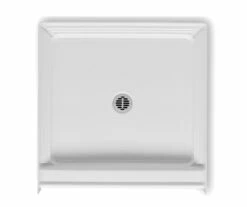 W3636APANB 36 X 36 Acrylic Alcove Center Drain Shower Base In White