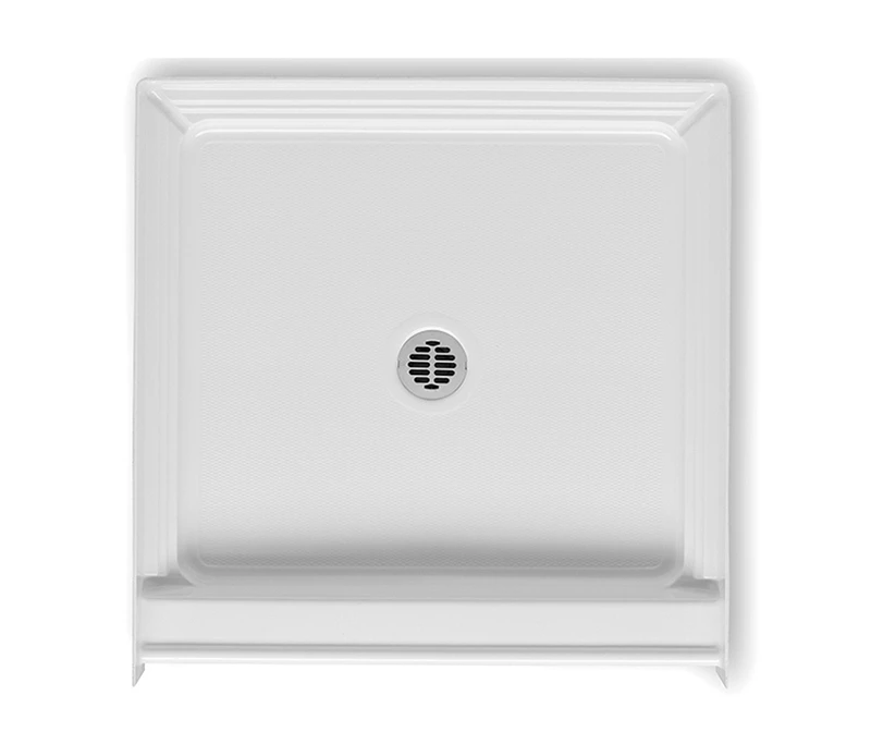 W3636APANB 36 X 36 Acrylic Alcove Center Drain Shower Base In White 3 W3636APANB 36 X 36 Acrylic Alcove Center Drain Shower Base In White
