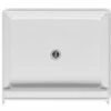 W4236APANB 42 X 36 Acrylic Alcove Center Drain Shower Base In White -Bathroom Supplies Sales 2024 aquatic ac003034 wh