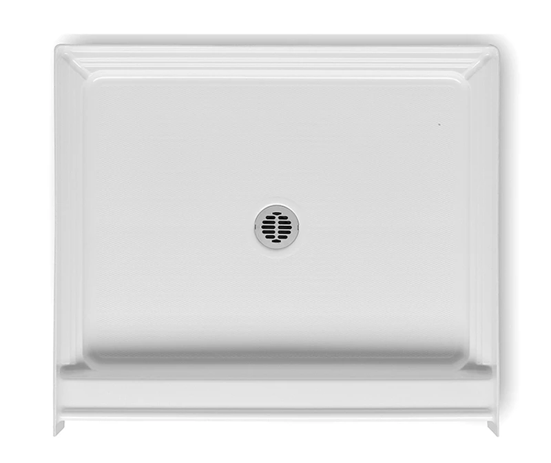 W4236APANB 42 X 36 Acrylic Alcove Center Drain Shower Base In White 3 W4236APANB 42 X 36 Acrylic Alcove Center Drain Shower Base In White