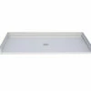 WF6032APAN 62 X 32 Acrylic Alcove Center Drain Shower Base In White -Bathroom Supplies Sales 2024 aquatic ac003044 wh