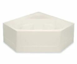 2600CCS 60 X 60 AcrylX Corner Front-Center Drain Bathtub In White -Bathroom Supplies Sales 2024 aquatic ac003051 bi