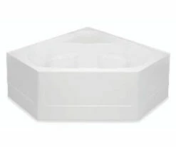2600CCS 60 X 60 AcrylX Corner Front-Center Drain Bathtub In White -Bathroom Supplies Sales 2024 aquatic ac003051 me