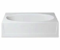 2603OSN 60 X 36 AcrylX Alcove Left-Hand Drain Bathtub In White