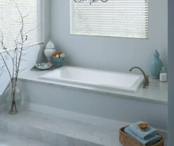 6032DMIN 60 X 32 AcrylX Drop-in Universal Drain Bathtub In White -Bathroom Supplies Sales 2024 aquatic ac003068 wh 1