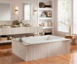 6032DMIN 60 X 32 AcrylX Drop-in Universal Drain Bathtub In White -Bathroom Supplies Sales 2024 aquatic ac003068 wh 2 1