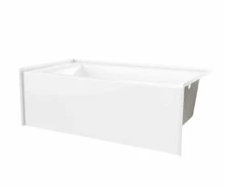 6032SMINM AFR 60 X 32 AcrylX Alcove Left-Hand Drain Bathtub In White
