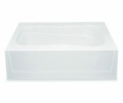 6036H 60 X 36 AcrylX Alcove Left-Hand Drain Bathtub In White