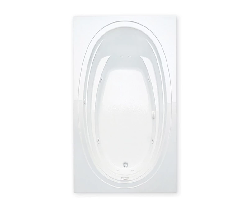 Alydar II 1X 72 X 42 Acrylic Drop-in Universal Drain Bathtub In White 6 Alydar II 1X 72 X 42 Acrylic Drop-in Universal Drain Bathtub In White - Image 4
