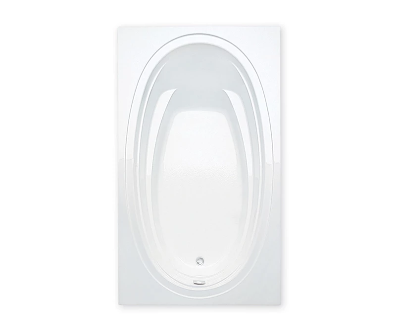 Alydar II 1X 72 X 42 Acrylic Drop-in Universal Drain Bathtub In White 5 Alydar II 1X 72 X 42 Acrylic Drop-in Universal Drain Bathtub In White - Image 3