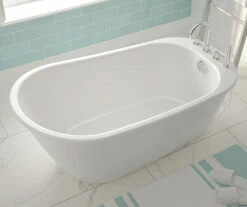 Finn 6032F AFR AcrylX Freestanding End Drain Bathtub In White -Bathroom Supplies Sales 2024 aquatic ac003107 wh 2