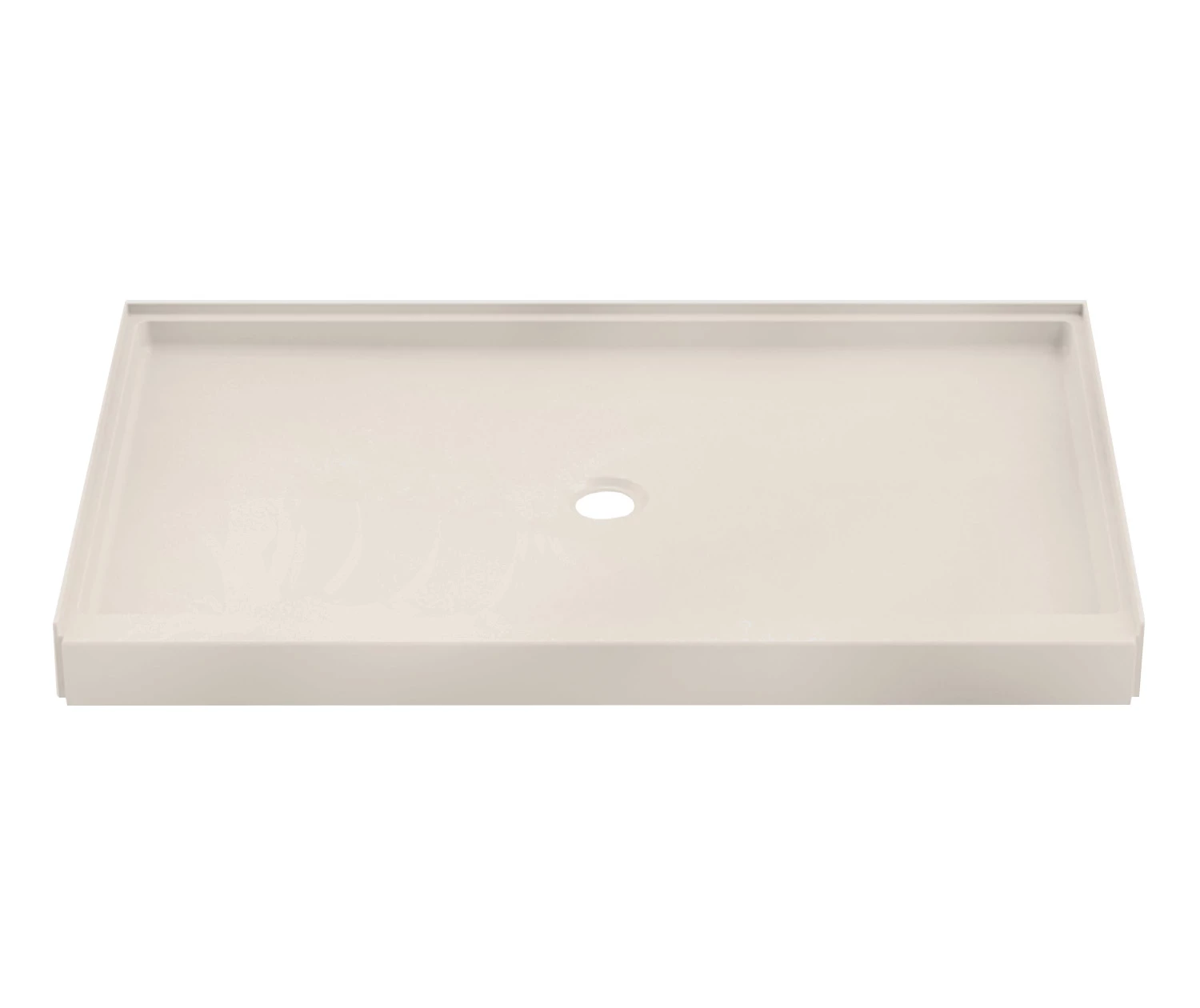 F6038PAN 58 X 37 AcrylX Alcove Center Drain Shower Base In White 7 F6038PAN 58 X 37 AcrylX Alcove Center Drain Shower Base In White - Image 5
