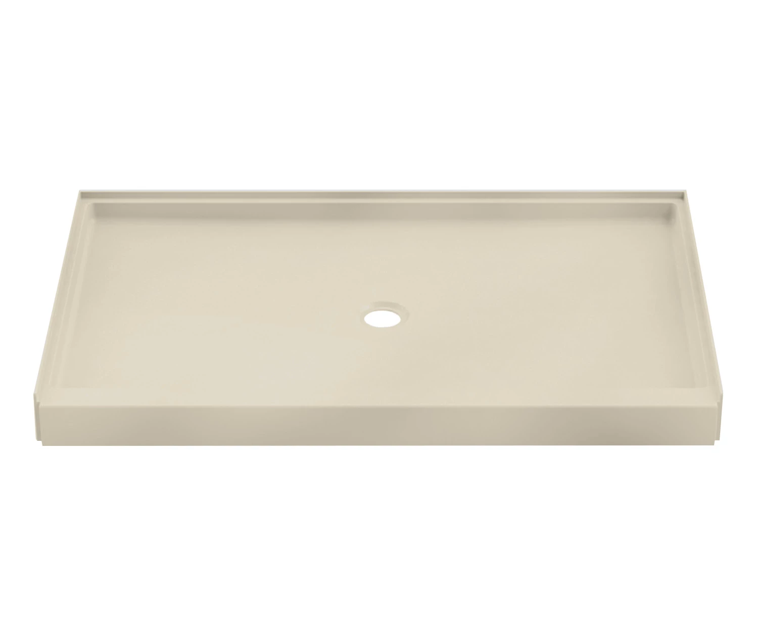F6038PAN 58 X 37 AcrylX Alcove Center Drain Shower Base In White 5 F6038PAN 58 X 37 AcrylX Alcove Center Drain Shower Base In White - Image 3