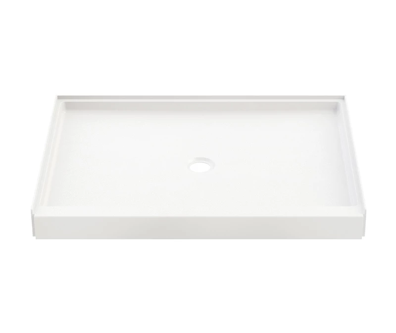 F5038PAN 48 X 37 AcrylX Alcove Center Drain Shower Base In White 4 F5038PAN 48 X 37 AcrylX Alcove Center Drain Shower Base In White - Image 2