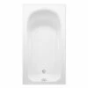 Dossi 32 Elements 60 X 32 Acrylic Alcove Left-Hand Drain Bathtub In White -Bathroom Supplies Sales 2024 aquatic ac003237 wh