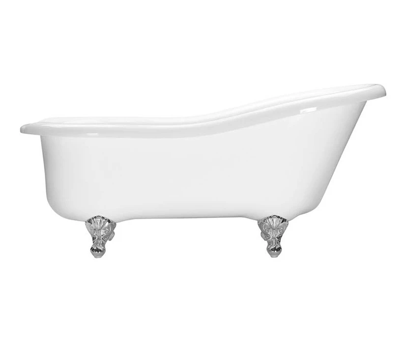 Grace 6634F Acrylic Freestanding End Drain Bathtub In White 3 Grace 6634F Acrylic Freestanding End Drain Bathtub In White