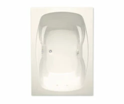 Hialeah II 1X 72 X 42 Acrylic Drop-in Front-Center Drain Bathtub In White -Bathroom Supplies Sales 2024 aquatic ac003257 bi