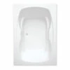 Hialeah II 1X 72 X 42 Acrylic Drop-in Front-Center Drain Bathtub In White -Bathroom Supplies Sales 2024 aquatic ac003257 wh