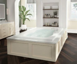 Hialeah II 1X 72 X 42 Acrylic Drop-in Front-Center Drain Bathtub In White -Bathroom Supplies Sales 2024 aquatic ac003257 wh 2 1