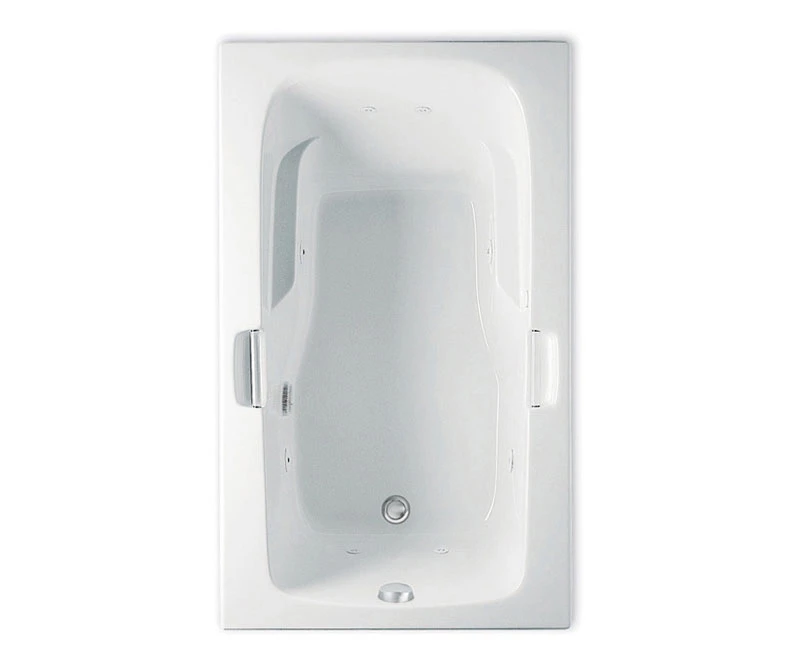 Montrose I Stocking 60 X 36 Acrylic Drop-in Universal Drain Bathtub In White 7 Montrose I Stocking 60 X 36 Acrylic Drop-in Universal Drain Bathtub In White - Image 5