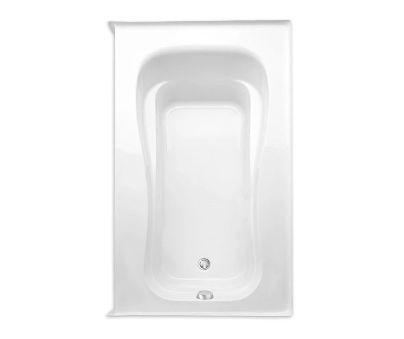 Novelli Stocking 60 X 37 Acrylic Alcove Left-Hand Drain Bathtub In White 3 Novelli Stocking 60 X 37 Acrylic Alcove Left-Hand Drain Bathtub In White