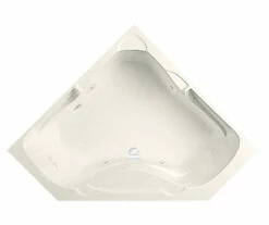 Preakness 1X 60 X 60 Acrylic Corner Front-Center Drain Bathtub In White -Bathroom Supplies Sales 2024 aquatic ac003304 bi 1