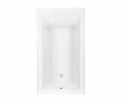 Soco 6636 Acrylic Drop-in Universal Drain Bathtub In White