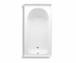 Vincenzo Q 1X 66 X 35 Acrylic Alcove Left-Hand Drain Bathtub In White