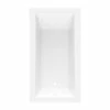 W6032DMIN 60 X 32 AcrylX Drop-in Universal Drain Bathtub In White -Bathroom Supplies Sales 2024 aquatic ac003344 wh