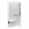 1363BFC2P 36 X 36 AcrylX Alcove Center Drain Two-Piece Shower In White -Bathroom Supplies Sales 2024 aquatic ac003470 wh