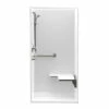1363BFS 36 X 36 AcrylX Alcove Center Drain One-Piece Shower In White 2 1363BFS 36 X 36 AcrylX Alcove Center Drain One-Piece Shower In White -Bathroom Supplies Sales 2024 aquatic ac003472 wh