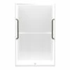 1483TSCH 46 X 33 AcrylX Alcove Center Drain One-Piece Shower In White -Bathroom Supplies Sales 2024 aquatic ac003525 wh