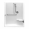 1603CFS 60 X 34 AcrylX Alcove Center Drain One-Piece Shower In White 1 1603CFS 60 X 34 AcrylX Alcove Center Drain One-Piece Shower In White -Bathroom Supplies Sales 2024 aquatic ac003548 wh