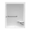 6030BFSC 60 X 30 Acrylic Alcove Center Drain One-Piece Shower In White -Bathroom Supplies Sales 2024 aquatic ac003575 wh