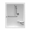 6030CFS 60 X 30 Acrylic Alcove Center Drain One-Piece Shower In White -Bathroom Supplies Sales 2024 aquatic ac003576 wh