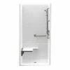 F1364P 36 X 36 AcrylX Alcove Center Drain Four-Piece Shower In White 2 F1364P 36 X 36 AcrylX Alcove Center Drain Four-Piece Shower In White -Bathroom Supplies Sales 2024 aquatic ac003583 wh