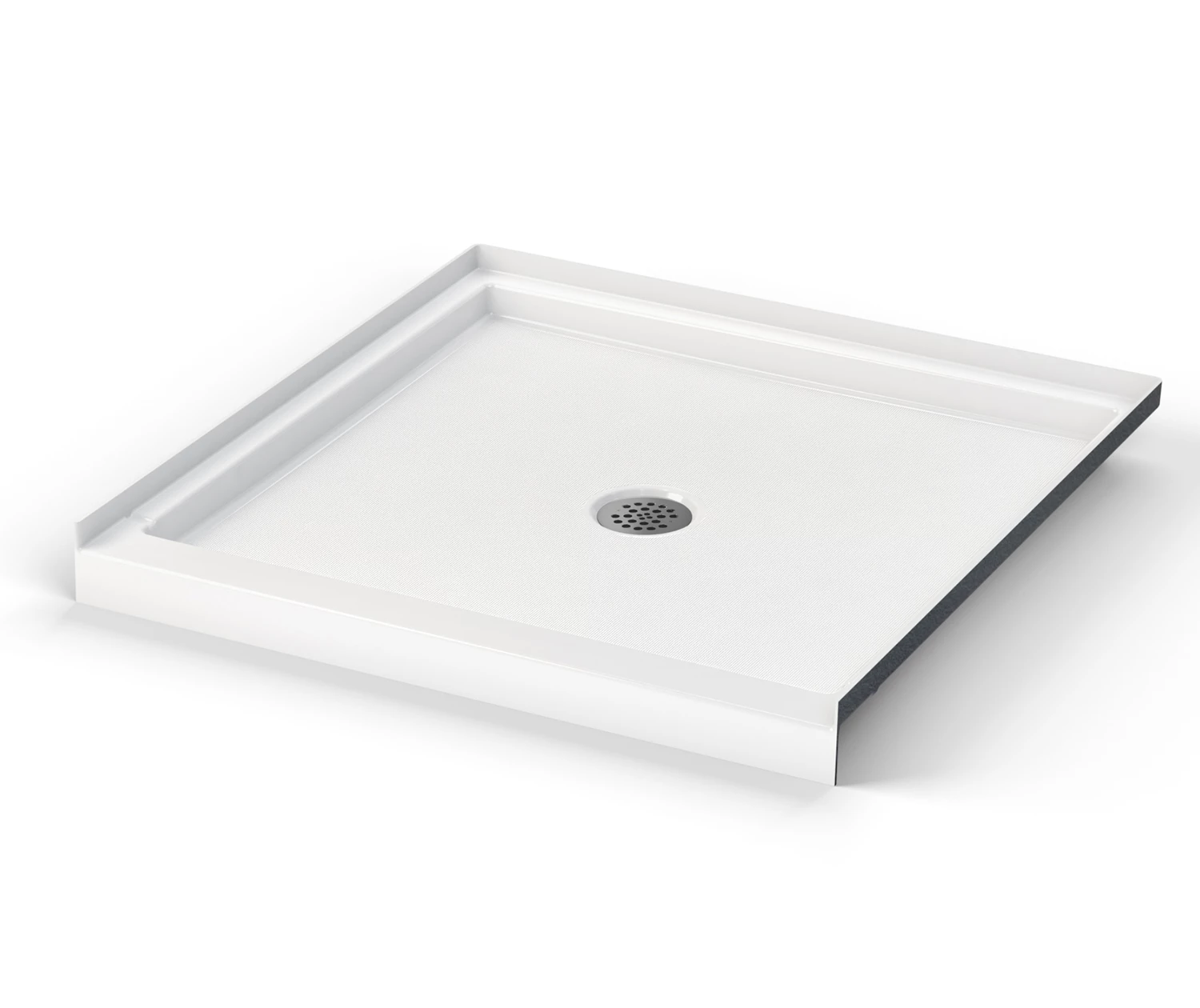Icon SB3232 AcrylX Alcove Center Drain Shower Base In White 5 Icon SB3232 AcrylX Alcove Center Drain Shower Base In White - Image 3