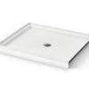 Icon SB4234 AcrylX Alcove Center Drain Shower Base In White -Bathroom Supplies Sales 2024 aquatic ac003605 wh