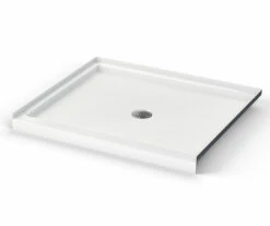 Icon SB4234 AcrylX Alcove Center Drain Shower Base In White -Bathroom Supplies Sales 2024 aquatic ac003605 wh 2