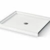Icon SB4236 AcrylX Alcove Center Drain Shower Base In White -Bathroom Supplies Sales 2024 aquatic ac003606 wh