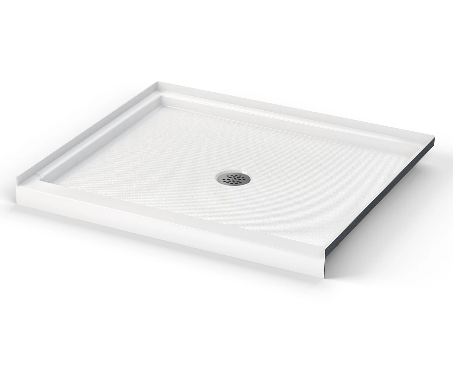 Icon SB4236 AcrylX Alcove Center Drain Shower Base In White 5 Icon SB4236 AcrylX Alcove Center Drain Shower Base In White - Image 3