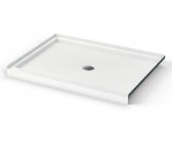 Icon SB4834 AcrylX Alcove Center Drain Shower Base In White -Bathroom Supplies Sales 2024 aquatic ac003609 wh 2