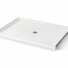 Icon SB6042 AcrylX Alcove Center Drain Shower Base In White -Bathroom Supplies Sales 2024 aquatic ac003616 wh