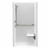 1363BFSDMA 36 X 36 AcrylX Alcove Center Drain One-Piece Shower In White